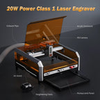 Carverall Xmax 20W/40W Diode Laser Engraver & Wood Cutter