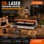 Carverall C1 40W CO2 Laser Engraving Machine | Work Area 620x350mm