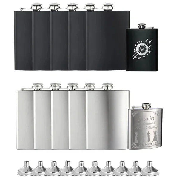 Stainless steel wine jug 10-Pack