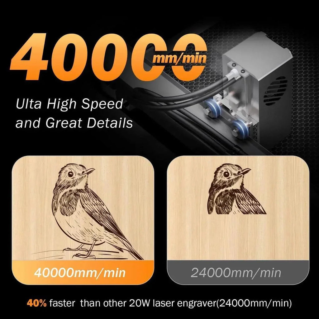 Carverall Xmax 20W/40W Diode Laser Engraver & Wood Cutter
