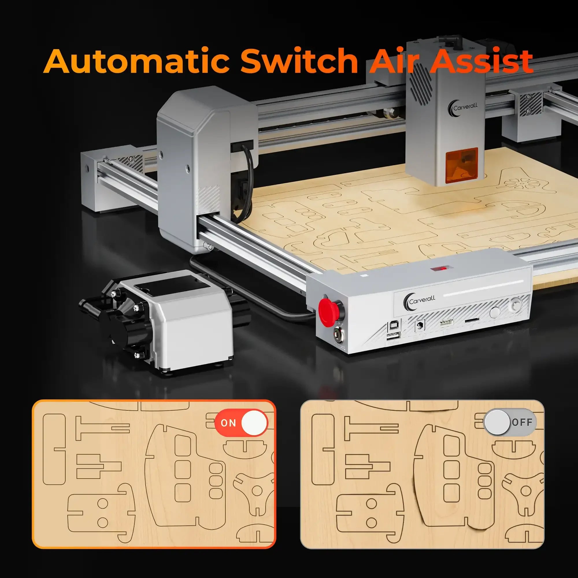 Carverall X1Pro 20W Diode Laser Engraver | Model JL9 | Work Area 300x300mm