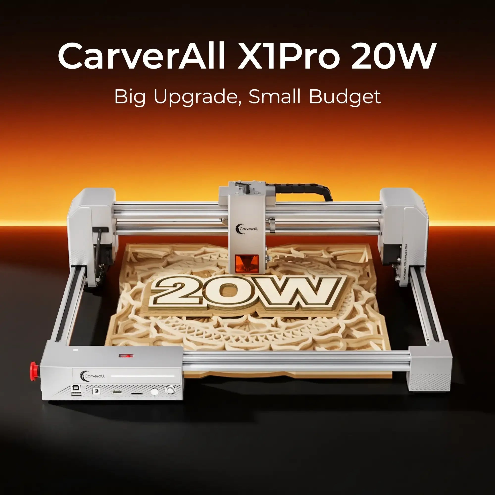 Carverall X1Pro 20W Diode Laser Engraver | Model JL9 | Work Area 300x300mm