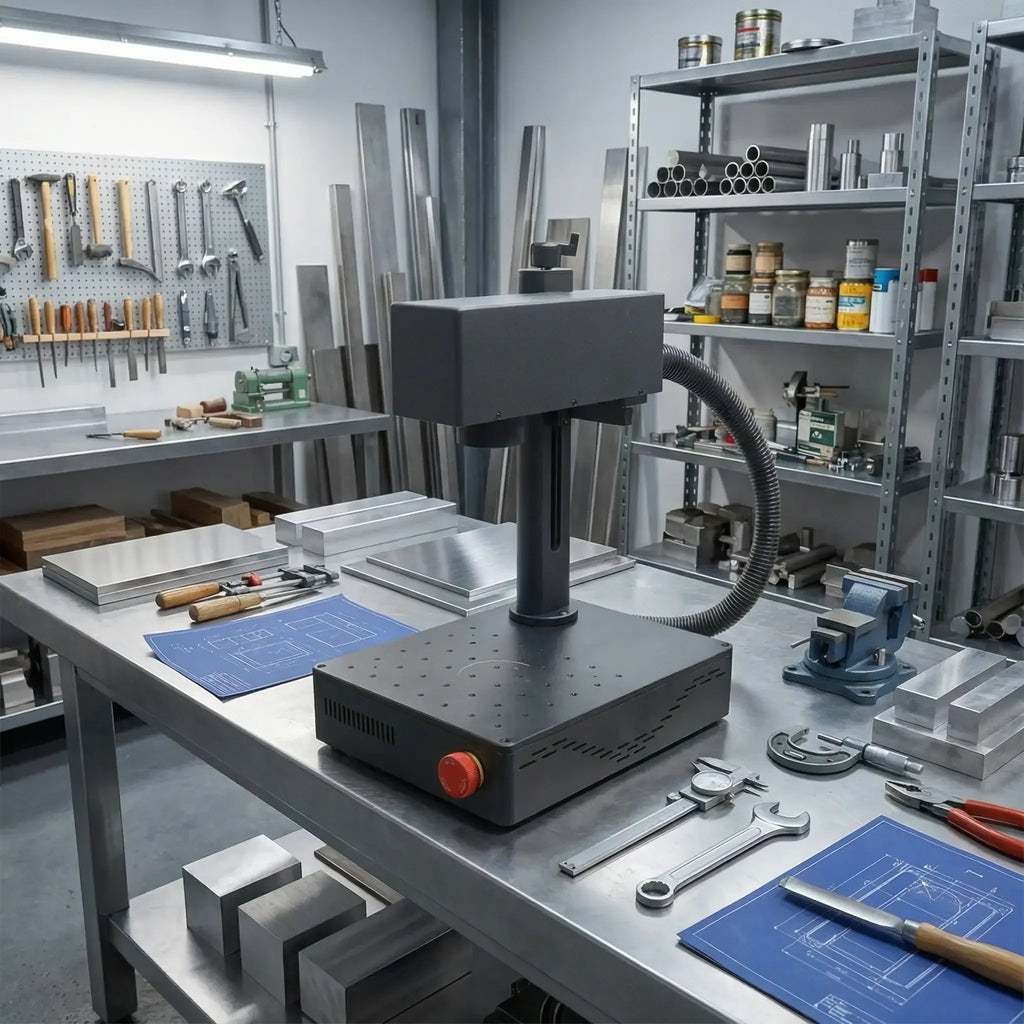 Carverall Z15 5W Fiber Laser Engraver | Mini & Desktop