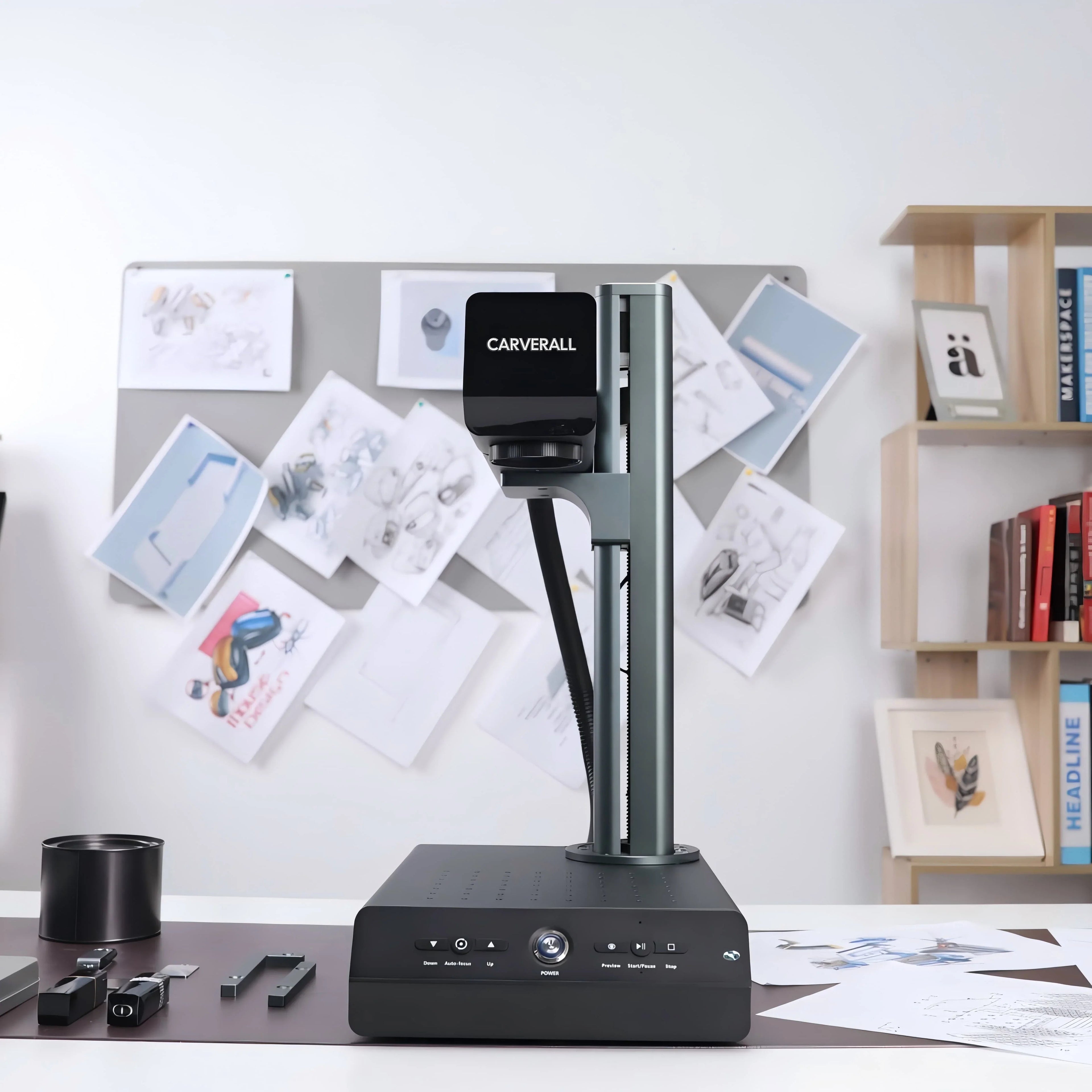 Carverall Z2 Fiber Laser Engraver, smart & fast marking for metal