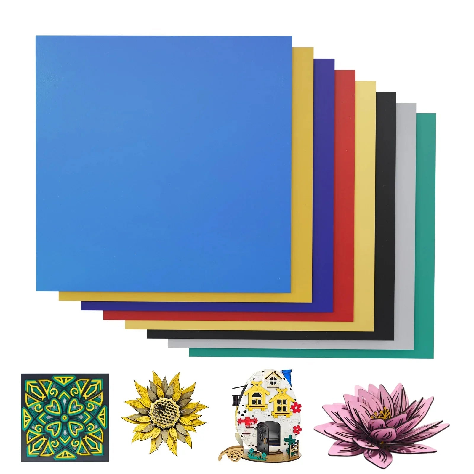 Multi-color film for laser engraving