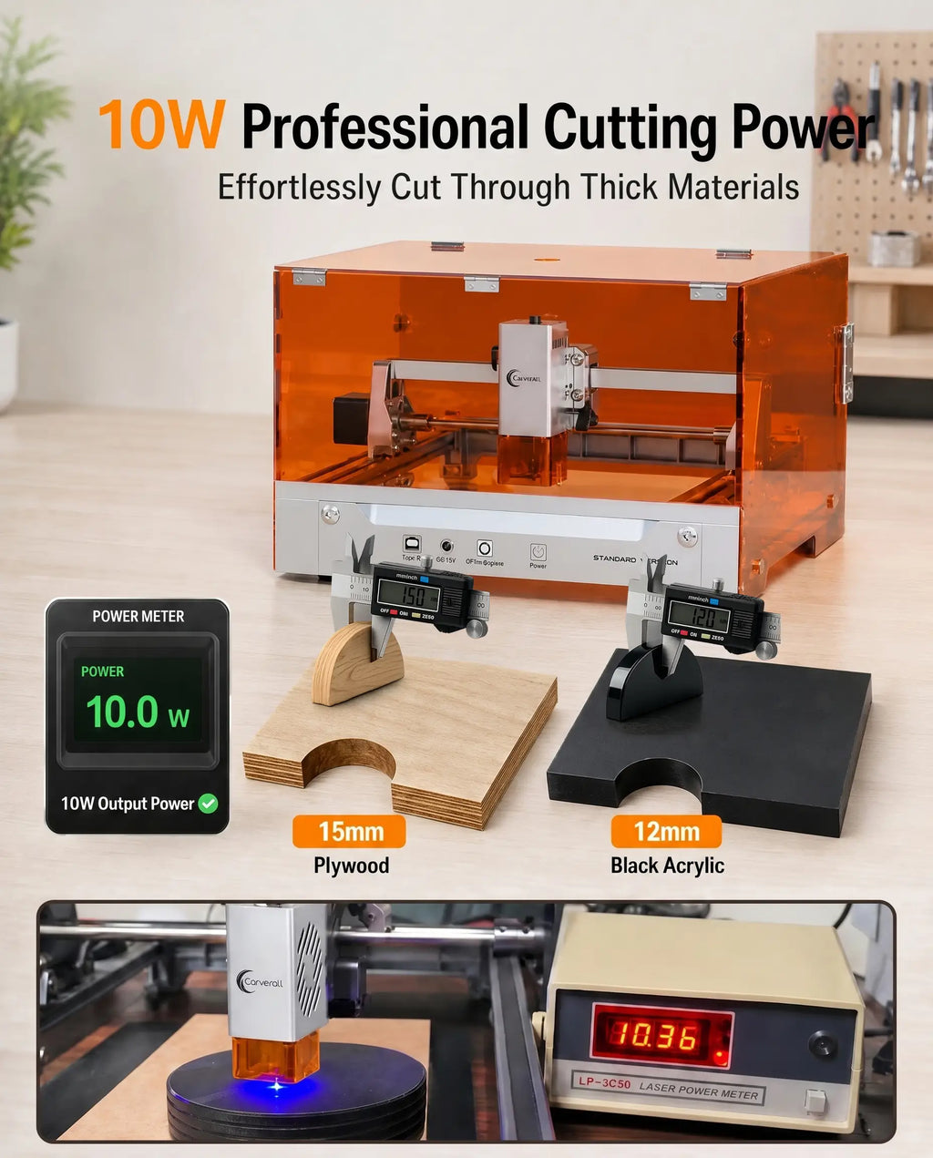 Carverall K15 Pro Mini Portable Laser Engraver | 300x200mm