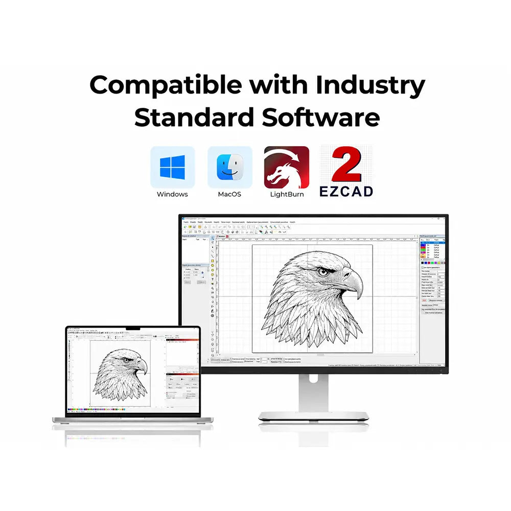 Carverall Z12 JPT Fiber Laser Engraver for Metal & Plastic